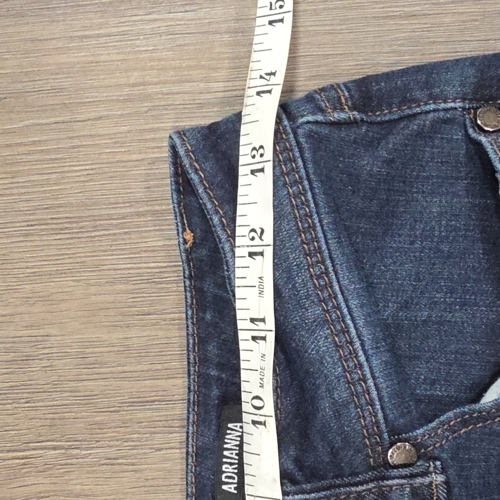 1822 Denim Adrianna Women's Size 4 Skinny Ankle Raw Hem Stretch Dark Wash - Picture 3 of 8